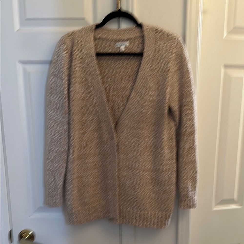 Croft and Barrow Cozy Beige Women's Cardigan Sweater Size Large